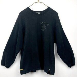 Versace Intensive black Fleece sweatshirt unisex Medium
